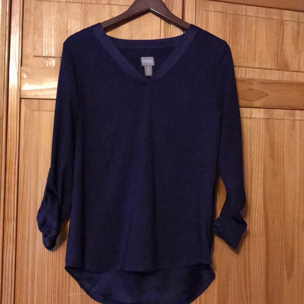 Chico’s purple blouse -size 0